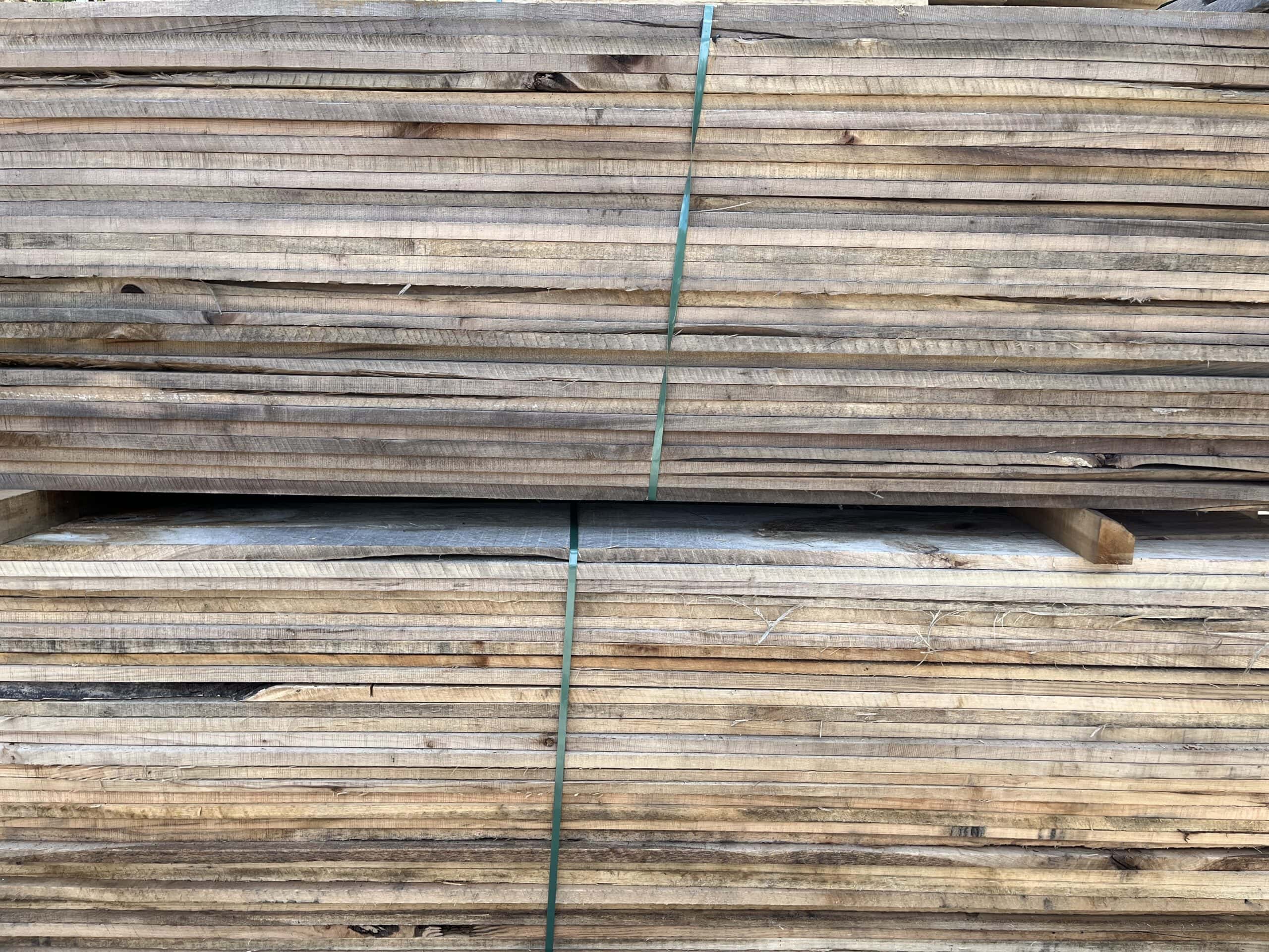 close image of stacked wood